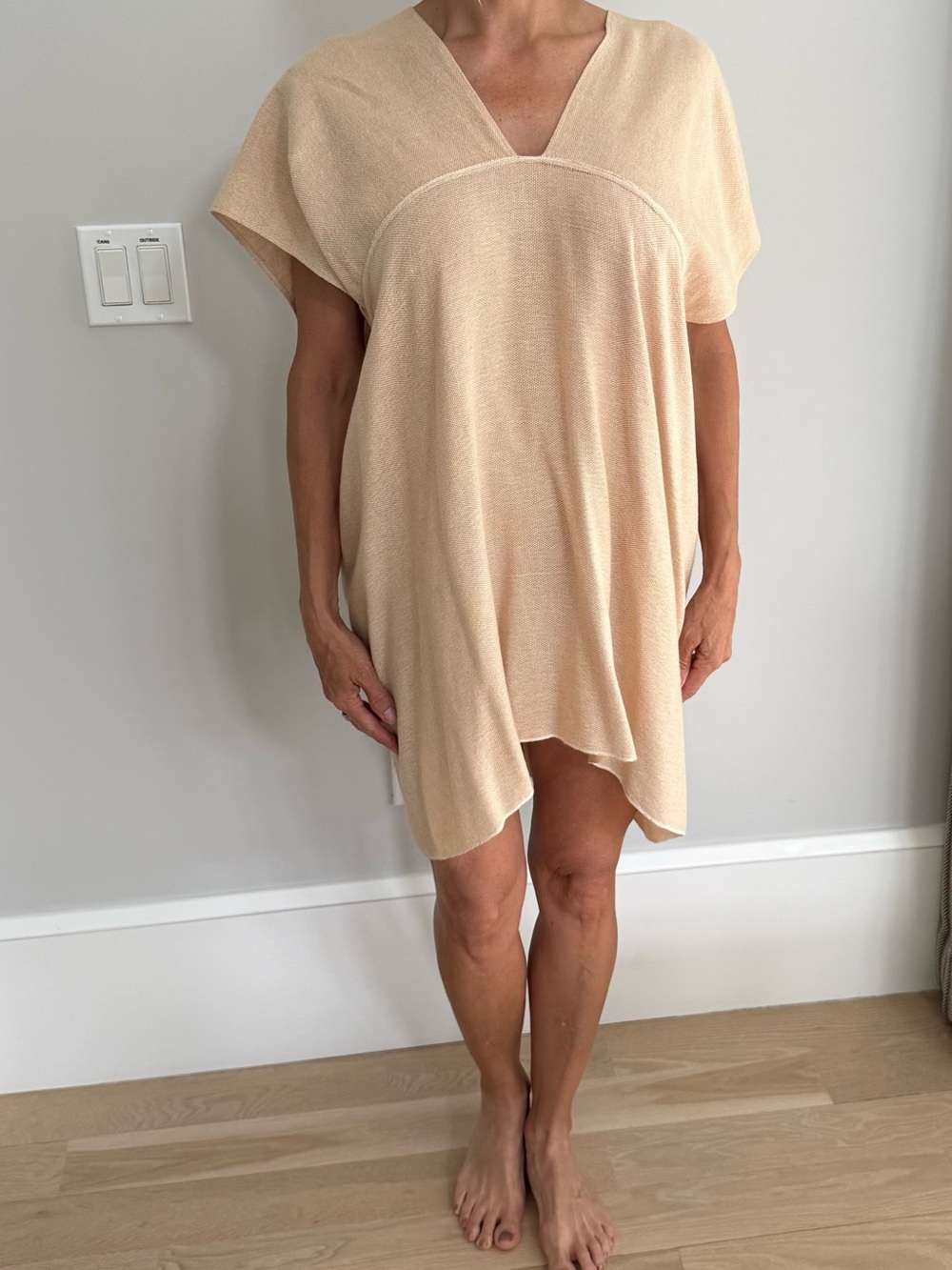 Soft coverup/sundress V-Neck Tunic Dress